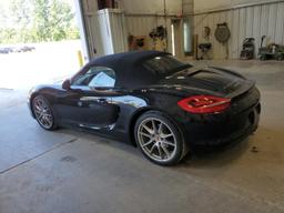 PORSCHE BOXSTER 2014 black  gas WP0CA2A86ES121458 photo #3