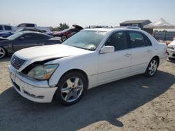 LEXUS LS 430 2004 white  gas JTHBN36F240163387 photo #2