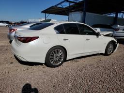 INFINITI Q50 PURE 2020 white  gas JN1EV7AP5LM208600 photo #4