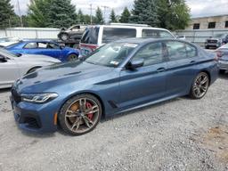 BMW M550XI 2023 blue  gas WBA13BK02PCN82953 photo #2