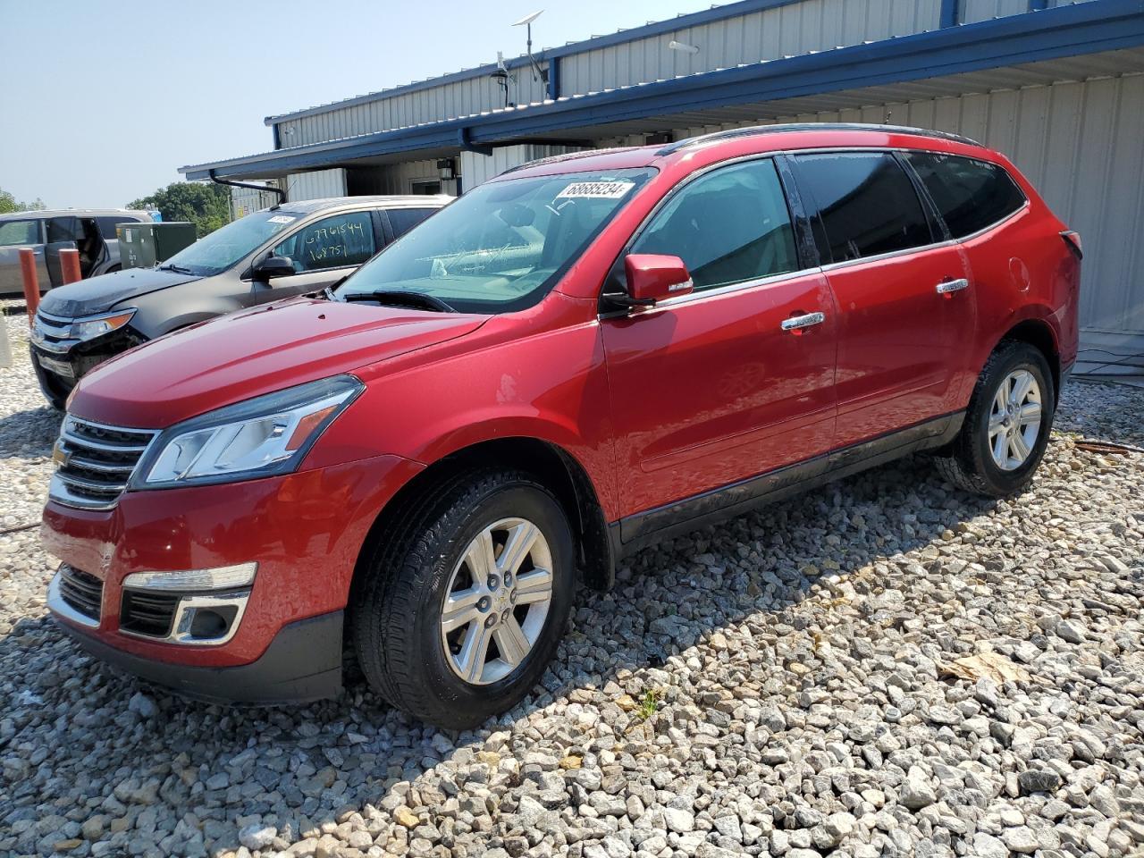 CHEVROLET TRAVERSE L 2014 maroon  gas 1GNKRGKD6EJ331293 photo #1