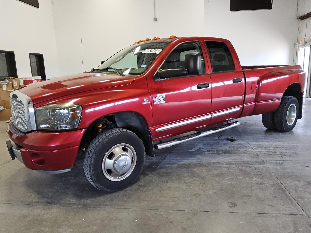 DODGE RAM 3500 S 2008 burgundy  diesel 3D7MX48A98G102279 photo #1