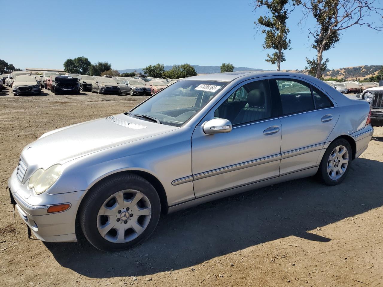 MERCEDES-BENZ C 240 2005 silver  gas WDBRF61J35F564003 photo #1