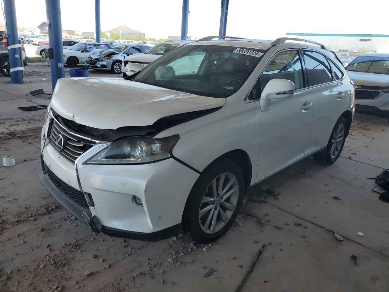 LEXUS RX 350 2015 white  gas 2T2ZK1BA2FC150201 photo #1