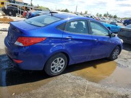 HYUNDAI ACCENT GLS 2013 blue sedan 4d gas KMHCT4AE8DU521872 photo #4