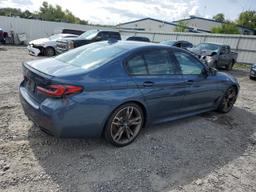 BMW M550XI 2023 blue  gas WBA13BK02PCN82953 photo #4