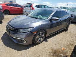 HONDA CIVIC LX 2020 charcoal  gas 2HGFC2F67LH541587 photo #2