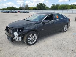 CHEVROLET MALIBU LT 2017 black  gas 1G1ZE5STXHF137543 photo #2