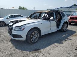 AUDI SQ5 PREMIU 2016 white  gas WA1CCAFP7GA044106 photo #2