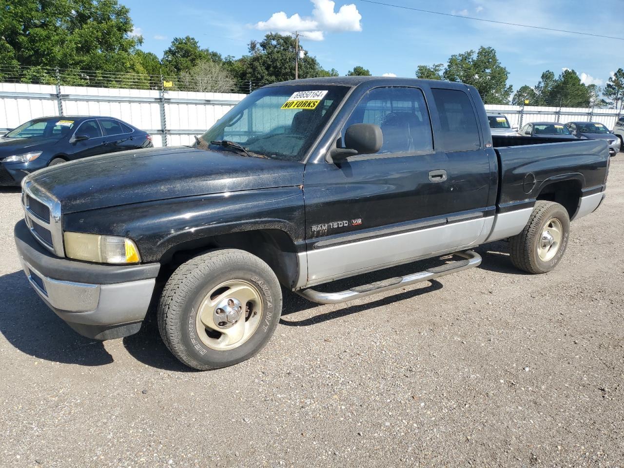 DODGE RAM 1500 2001 black 4dr ext gas 3B7HC13Y81M578847 photo #1