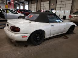 MAZDA MX-5 MIATA 1991 white  gas JM1NA3510M0232688 photo #4