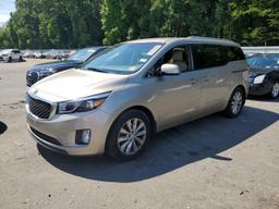 KIA SEDONA EX 2016 silver  gas KNDMC5C14G6138433 photo #2