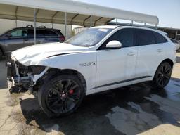 JAGUAR F-PACE S 2018 white  gas SADCM2FV2JA243812 photo #2