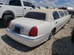 LINCOLN TOWN CAR E 2000 white limousin gas 1L1FM81WXYY853287 photo #4