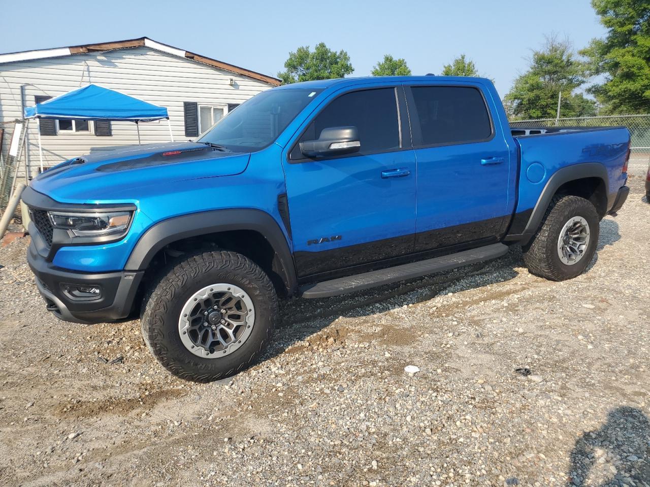 RAM 1500 TRX 2021 blue  gas 1C6SRFU96MN685504 photo #1