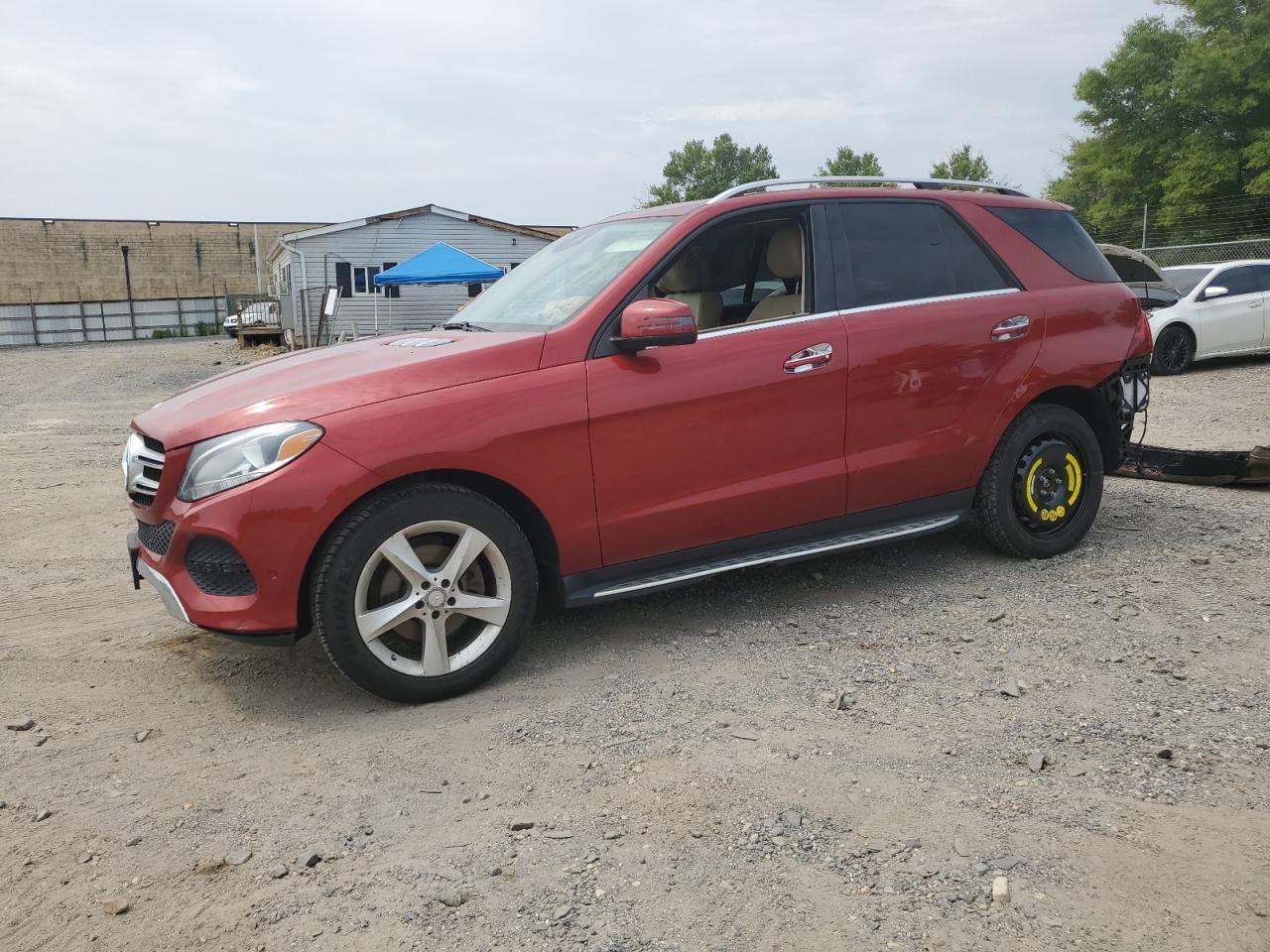 MERCEDES-BENZ GLE 350 4M 2016 red  gas 4JGDA5HB9GA800796 photo #1