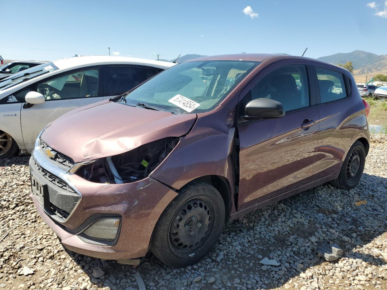 CHEVROLET SPARK LS 2021 purple  gas KL8CB6SAXMC729670 photo #1