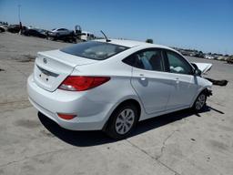 HYUNDAI ACCENT SE 2017 white  gas KMHCT4AE2HU360697 photo #4