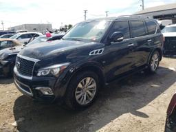 INFINITI QX80 BASE 2017 black  gas JN8AZ2NF9H9641212 photo #2