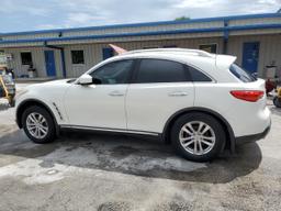 INFINITI FX35 2009 white 4dr spor gas JNRAS18WX9M155531 photo #3