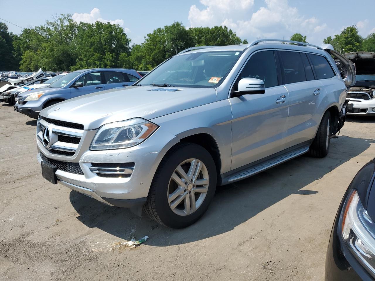 MERCEDES-BENZ GL 450 4MA 2016 silver  gas 4JGDF6EE0GA668453 photo #1