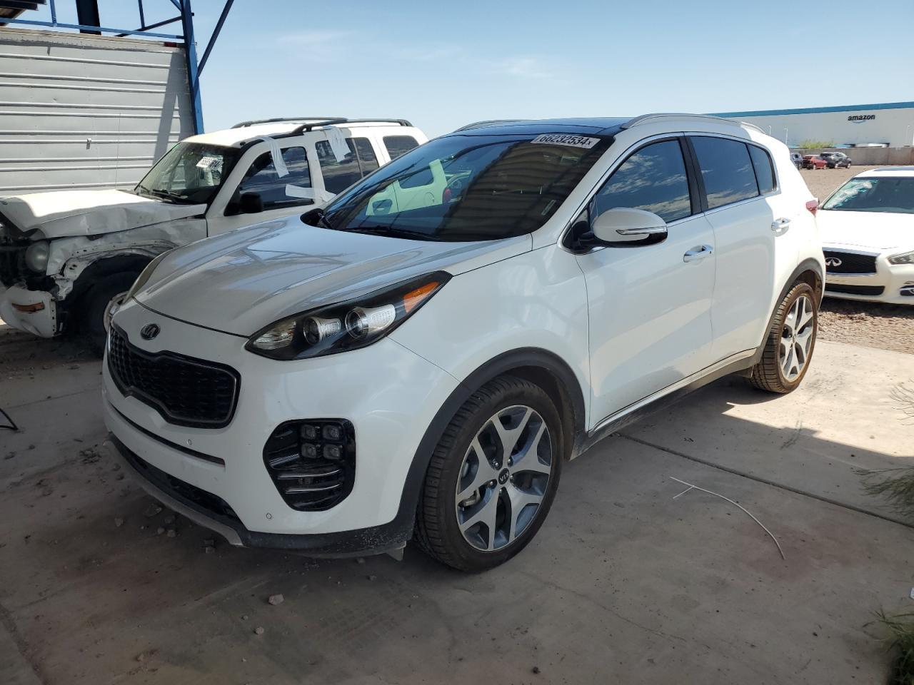 KIA SPORTAGE 2017 white  gas KNDPR3A64H7151838 photo #1