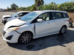 MAZDA 5 2013 white  gas JM1CW2DL6D0160398 photo #2