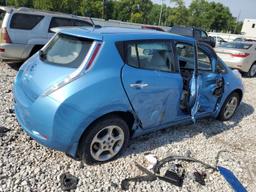 NISSAN LEAF SV 2012 blue  electric JN1AZ0CP0CT024856 photo #4