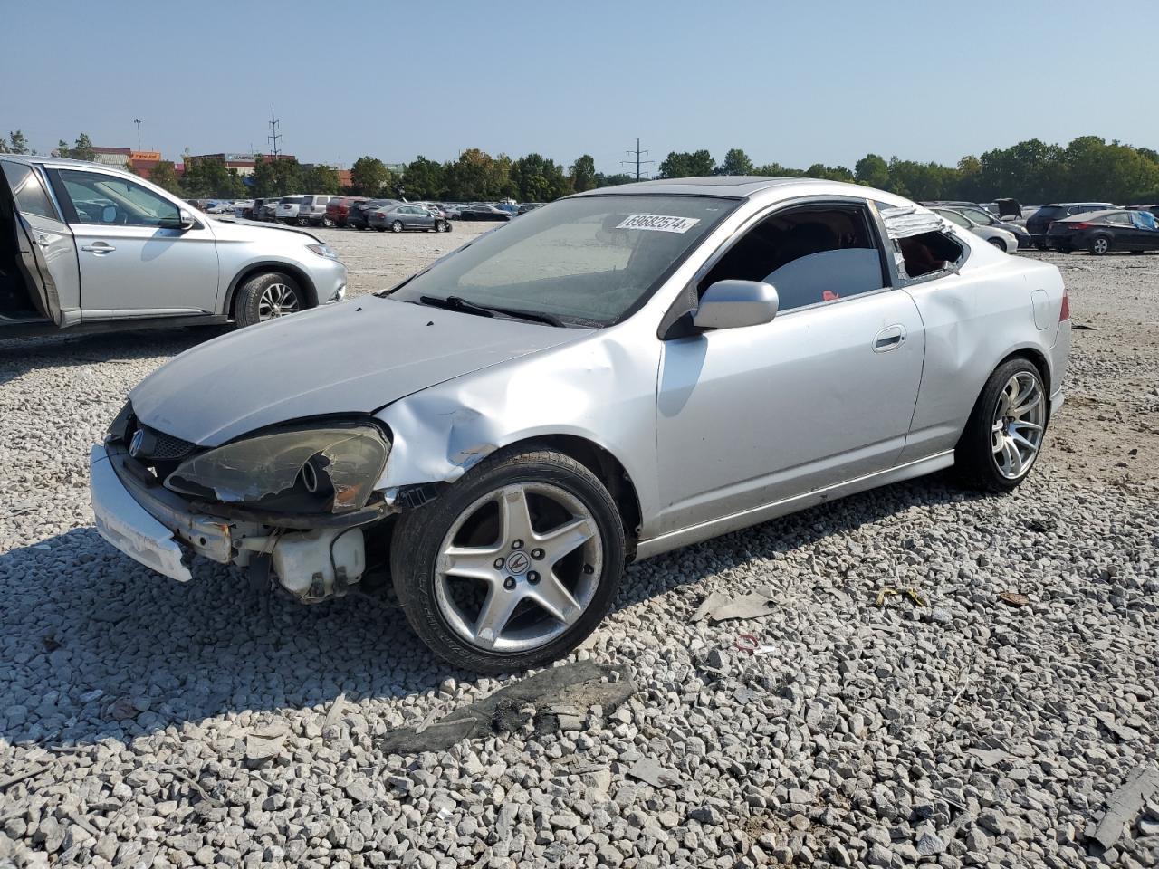 ACURA RSX 2005 silver  gas JH4DC54875S015725 photo #1