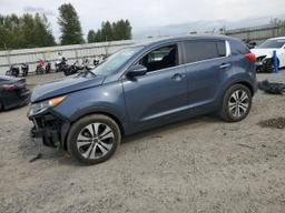 KIA SPORTAGE E 2012 blue  gas KNDPC3A27C7336070 photo #2