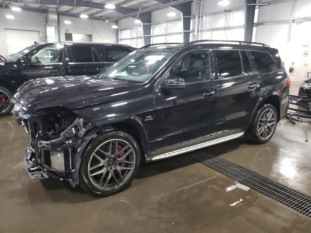 MERCEDES-BENZ GLS 63 AMG 2018 black  gas 4JGDF7FE1JB048135 photo #1