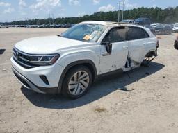 VOLKSWAGEN ATLAS CROS 2021 white  gas 1V2JC2CA9MC213382 photo #2