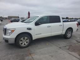 NISSAN TITAN S 2017 white  gas 1N6AA1EK9HN543716 photo #2