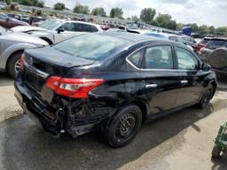 NISSAN SENTRA S 2017 black  gas 3N1AB7AP9HY395139 photo #4