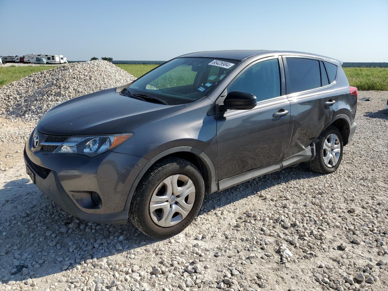 TOYOTA RAV4 LE 2013 gray  gas 2T3BFREV2DW028089 photo #1