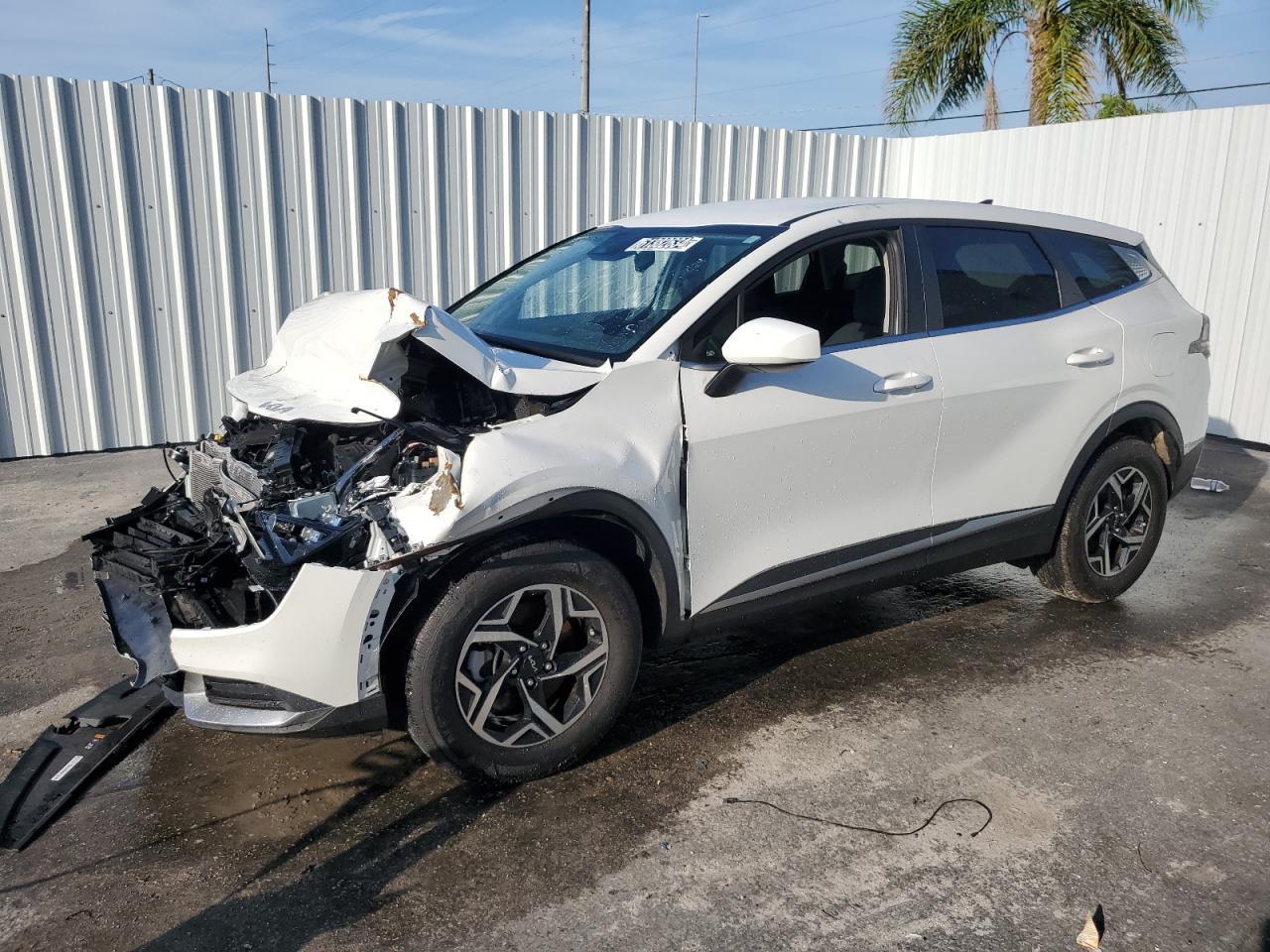 KIA SPORTAGE L 2024 white  gas KNDPU3DF6R7242430 photo #1