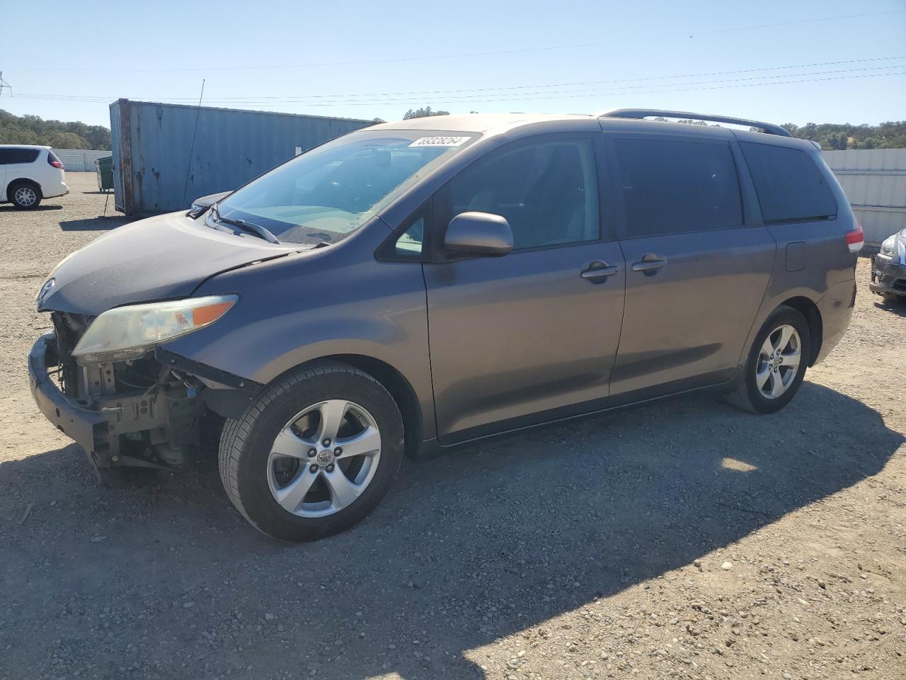 TOYOTA SIENNA LE 2011 gray sports v gas 5TDKK3DC0BS128862 photo #1