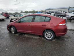 HONDA INSIGHT EX 2010 maroon hatchbac hybrid engine JHMZE2H72AS018946 photo #3