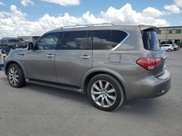 INFINITI QX80 2014 tan 4dr spor gas JN8AZ2NF5E9555505 photo #3