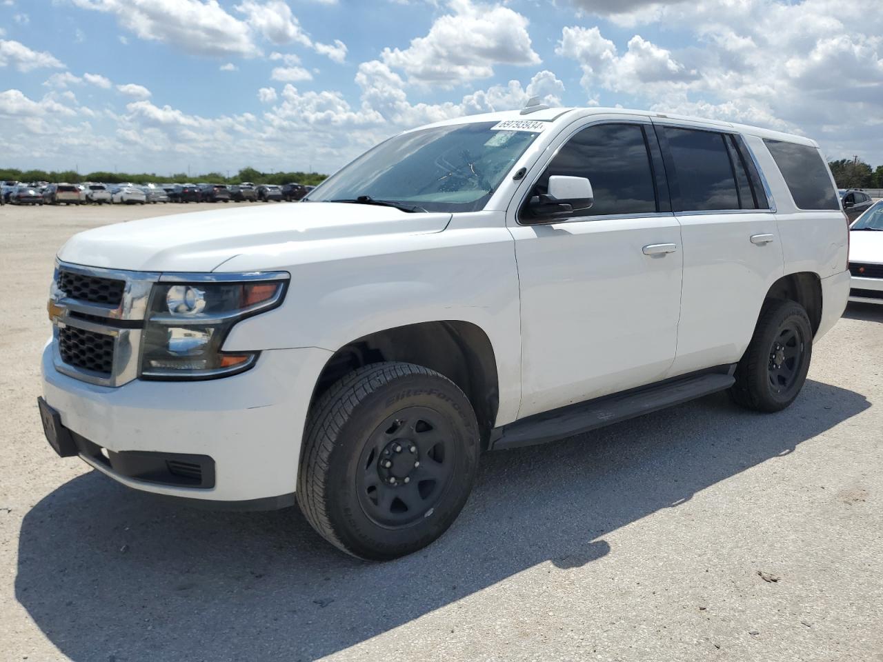 CHEVROLET TAHOE POLI 2017 white 4dr spor gas 1GNLCDEC2HR236985 photo #1