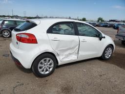 KIA RIO LX 2012 white hatchbac gas KNADM5A37C6015265 photo #4