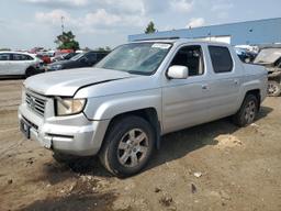 HONDA RIDGELINE 2008 silver crew pic gas 2HJYK16508H540263 photo #2