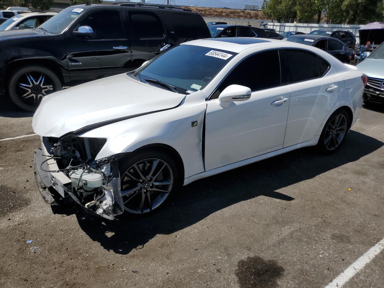 LEXUS IS 350 2013 white  gas JTHBE5C25D5031286 photo #1