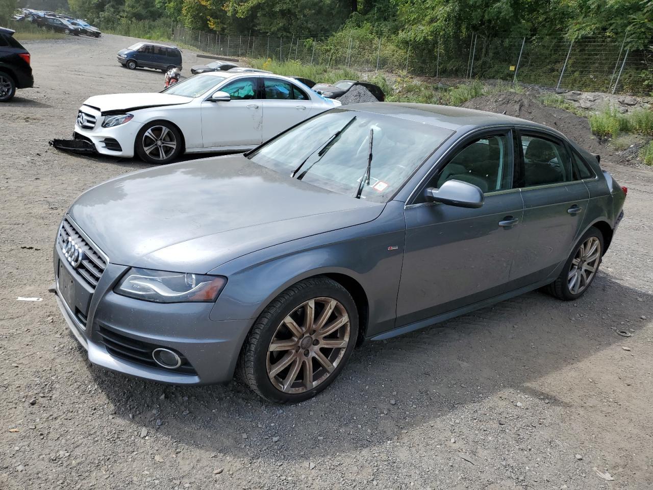 AUDI A4 PREMIUM 2012 gray  gas WAUFFAFL0CN015991 photo #1