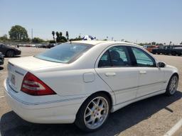 MERCEDES-BENZ C 230K SPO 2005 white  gas WDBRF40J75F718590 photo #4