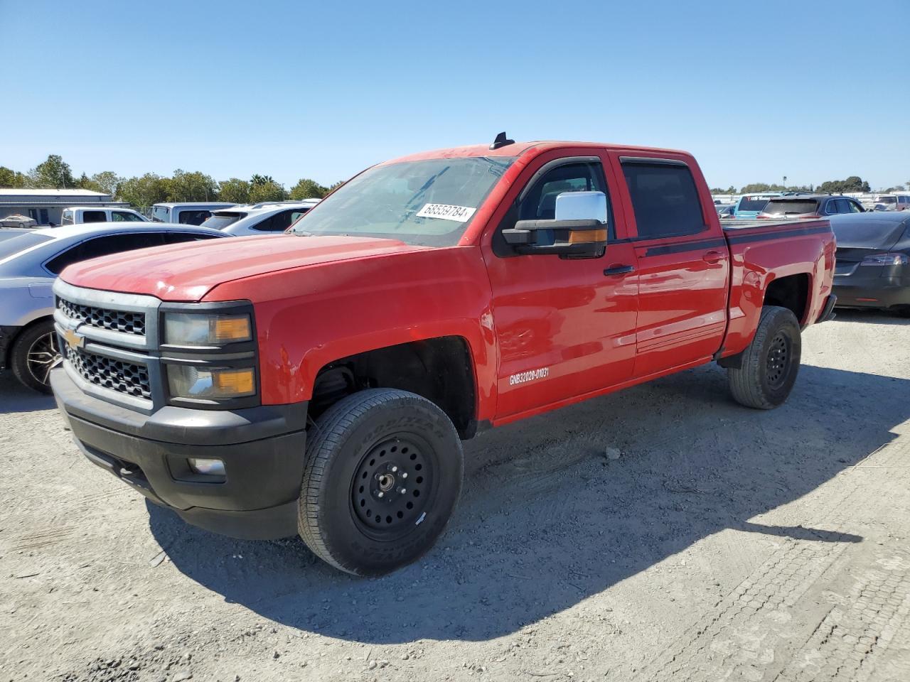 CHEVROLET SILVERADO 2017 red  gas 3GCUKREC7HG163447 photo #1