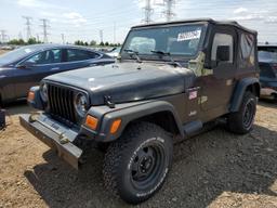 JEEP WRANGLER / 1997 black 2dr spor gas 1J4FY29P5VP489891 photo #2