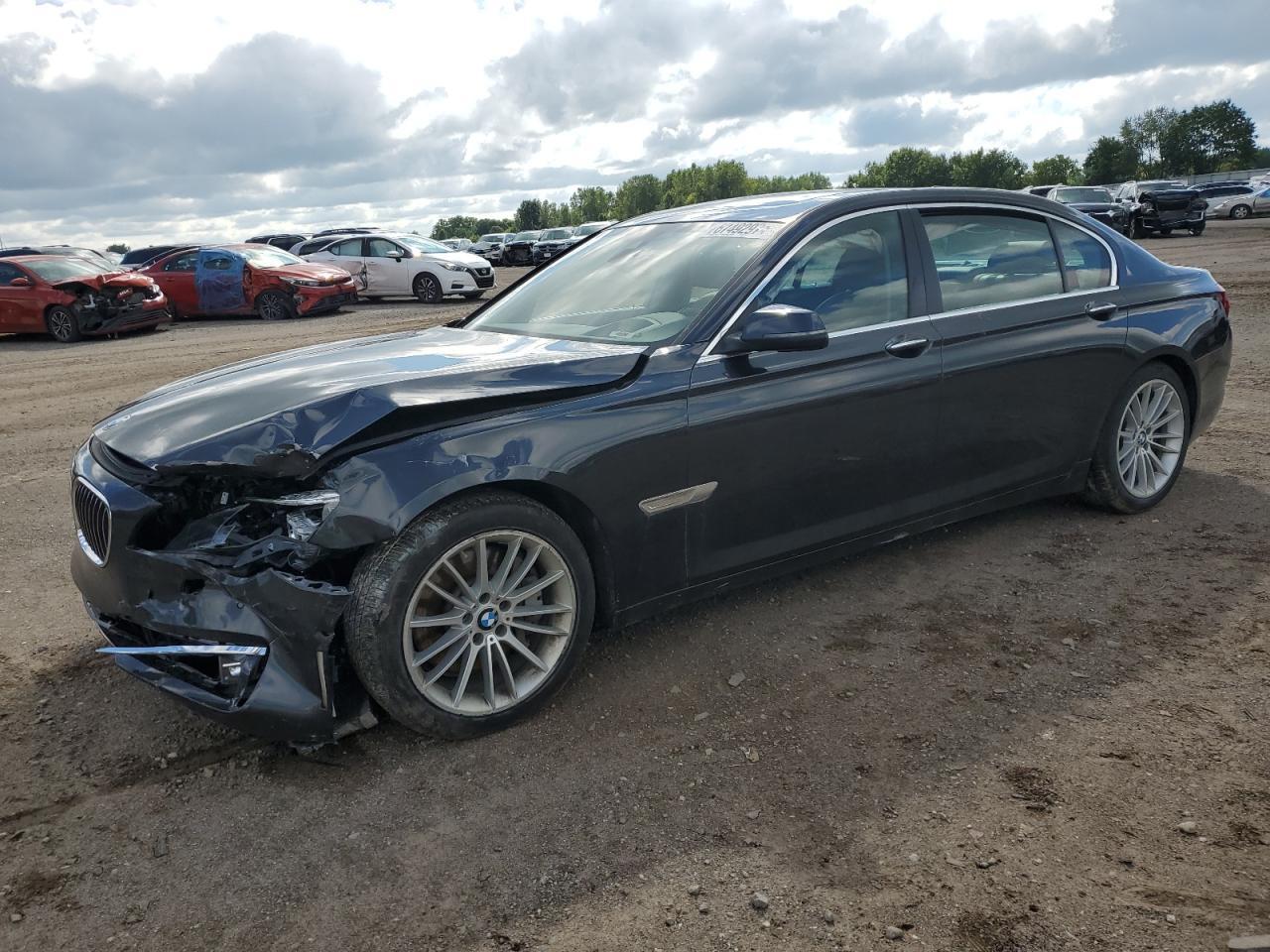 BMW 750 LXI 2015 black  gas WBAYF8C53FD655405 photo #1