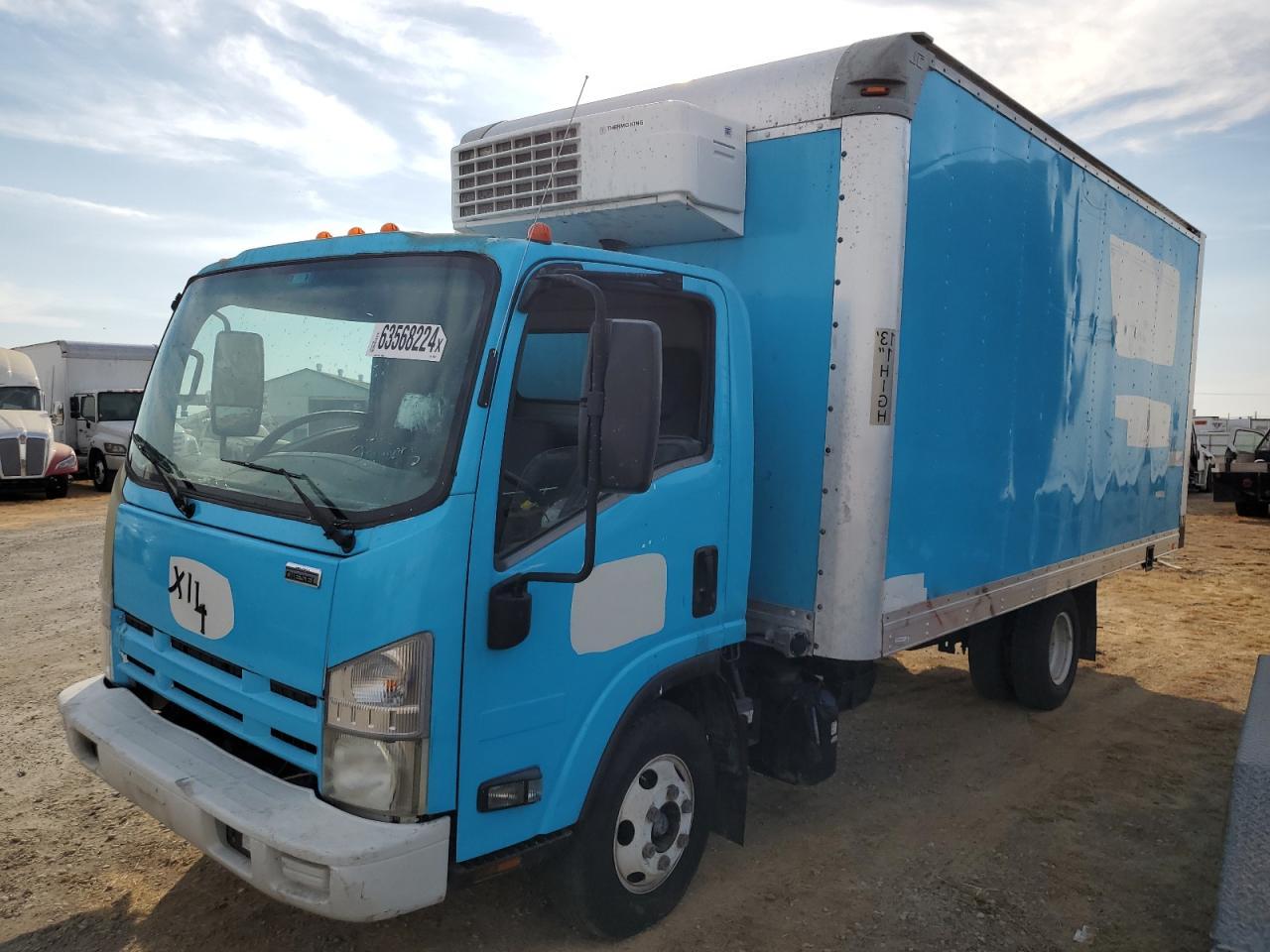 ISUZU NPR 2014 two tone chassis diesel JALB4W171E7400612 photo #1