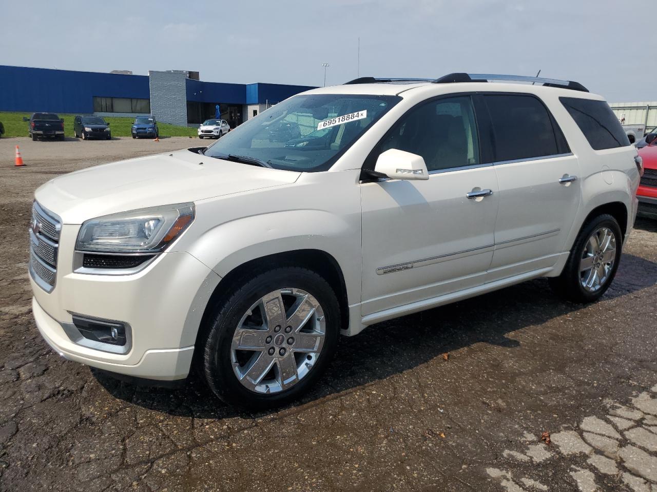 GMC ACADIA DEN 2013 white 4dr spor gas 1GKKVTKD1DJ159206 photo #1